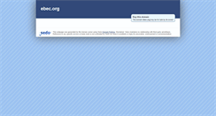 Desktop Screenshot of ebec.org